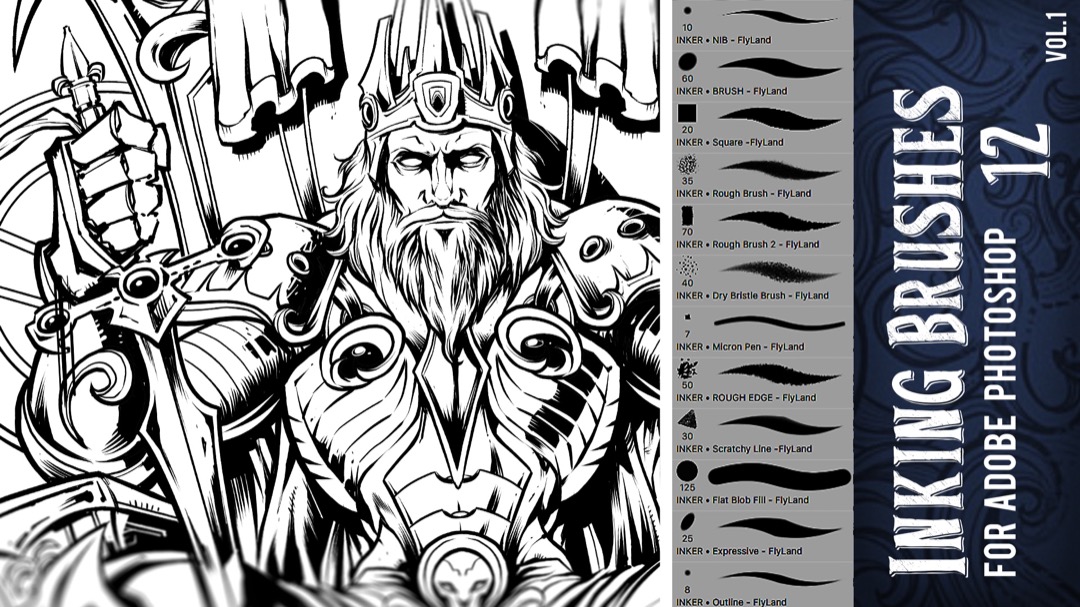 Images of custom photoshop brush