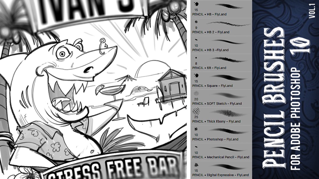 Images of custom photoshop brush