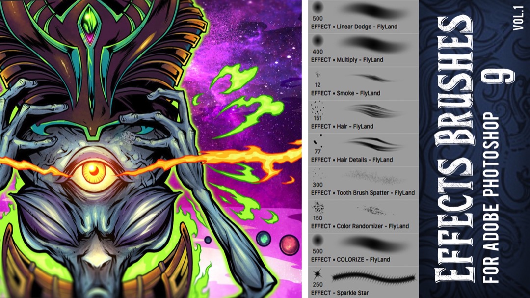 Images of custom photoshop brush