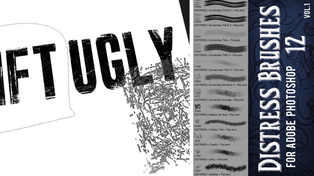 Images of custom photoshop brush