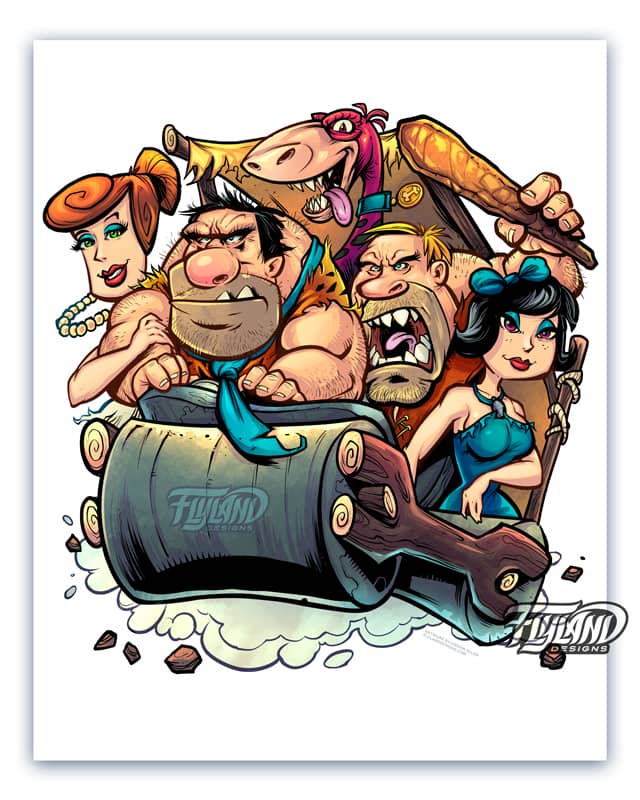 A full color parody illustration