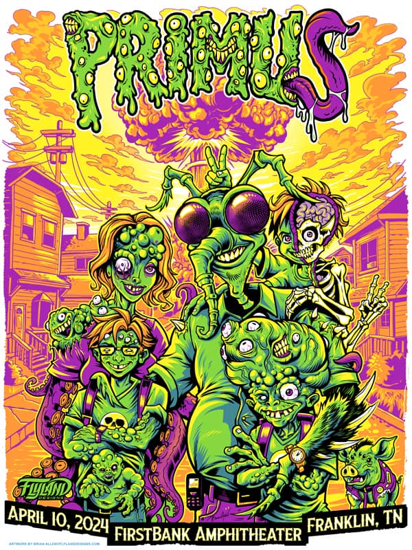 Primus artwork poster of a mutan