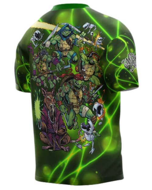 TMNT parody Artwork for a  Disc Golf Jersey